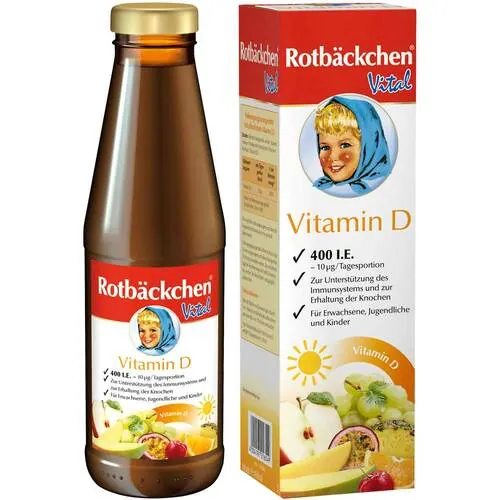 Rabenhorst Rotbäckchen Vital Vitamin D 400 I.E., 450 ml