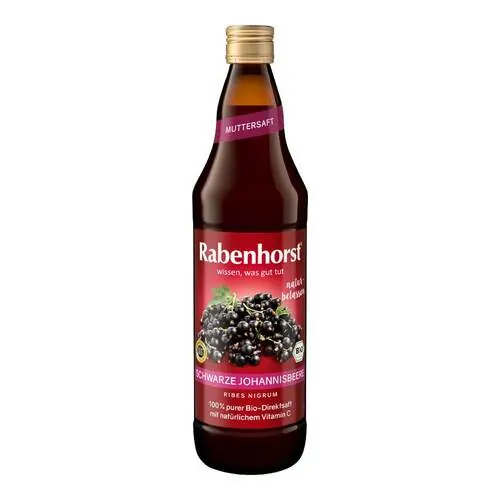 Rabenhorst schwarzer Johannisbeer Bio Muttersaft, 700 ml