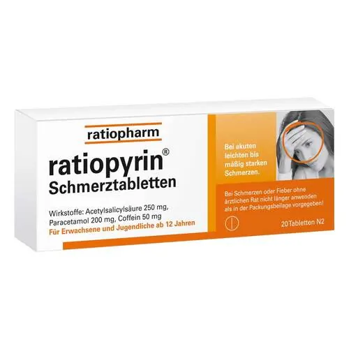 Ratiopyrin Schmerztabletten, 20 St
