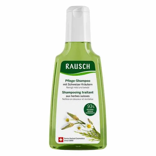 Rausch Pflege-Shampoo mit Schweizer Kräutern, 200 ml