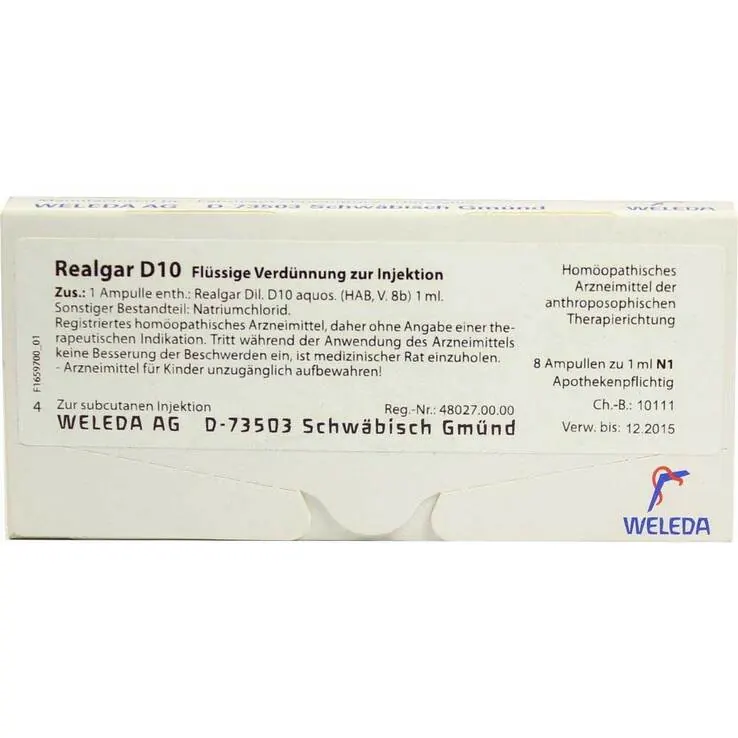 Realgar D 10 Ampullen, 8X1 ml