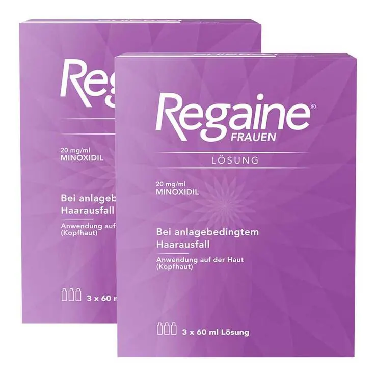 Regaine Frauen Lösung, 2x3x60 ml