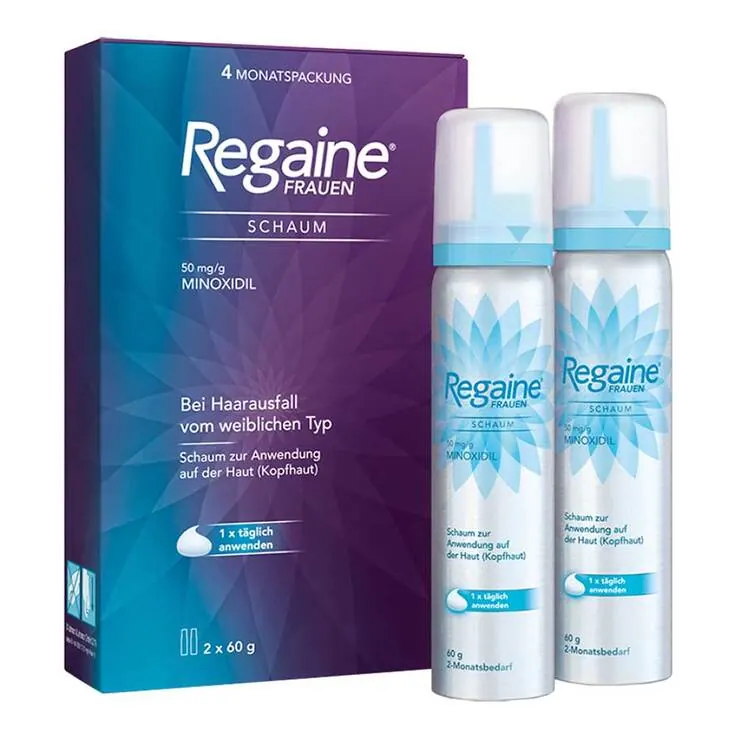 Regaine Frauen Schaum 50 mg/g, 2X60 g