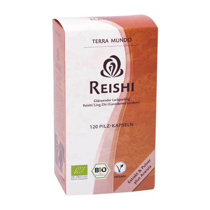 Reishi Vitalpilz Bio Terra Mundo Kapseln, 120 St