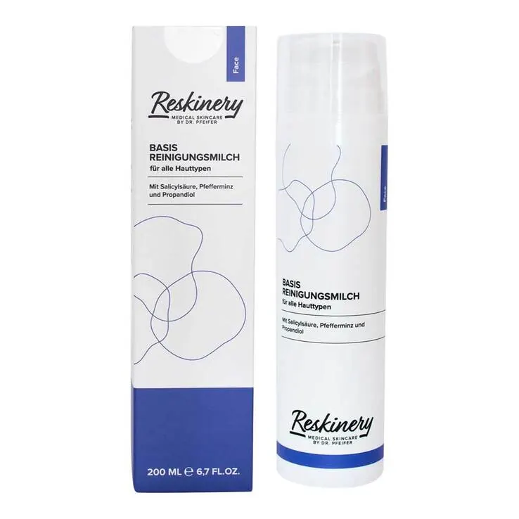 Reskinery Basis Reinigungsmilch für alle Hauttypen, 200 ml