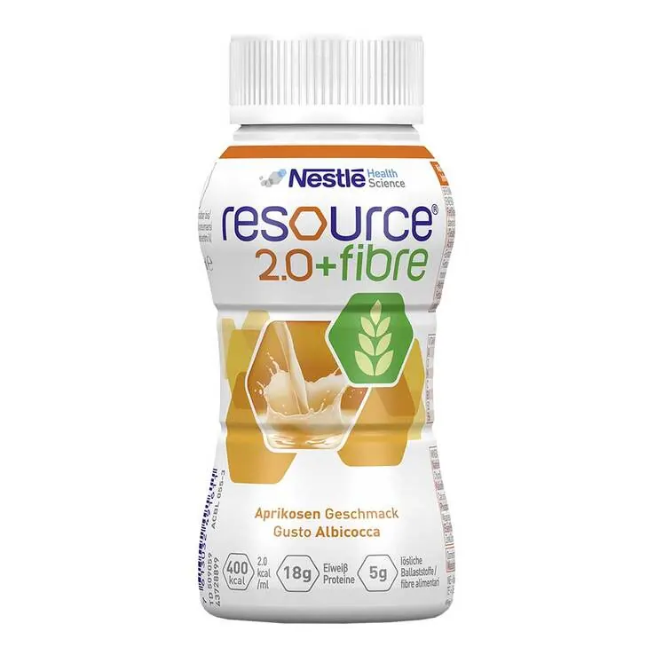 Resource 2.0 + fibre Aprikose, 6X4X200 ml