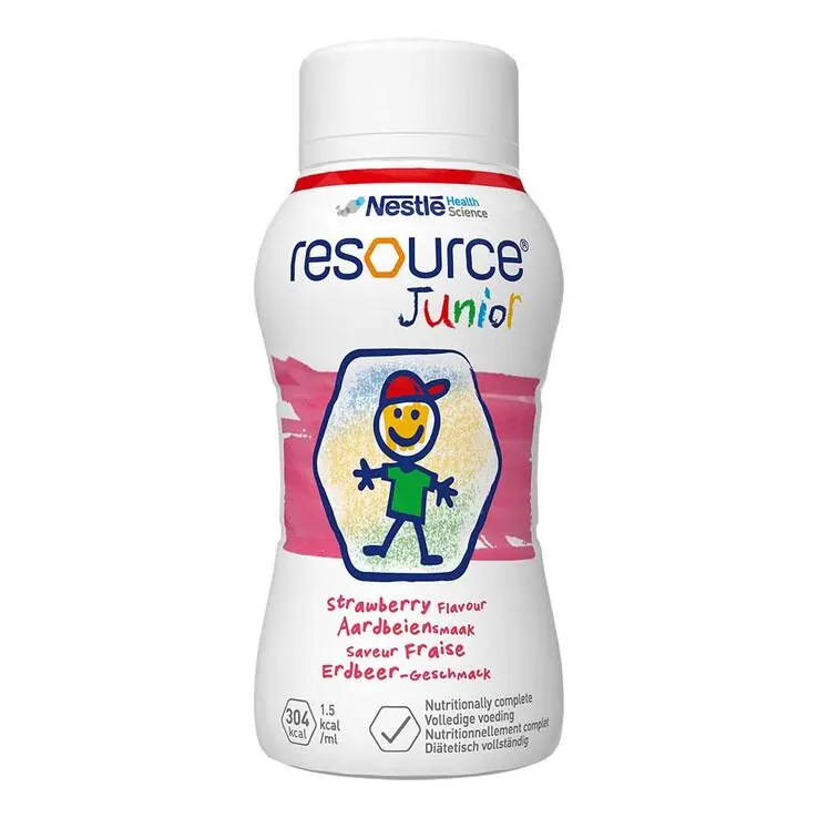 Resource Junior Erdbeer-Geschmack flüssig, 6X4X200 ml