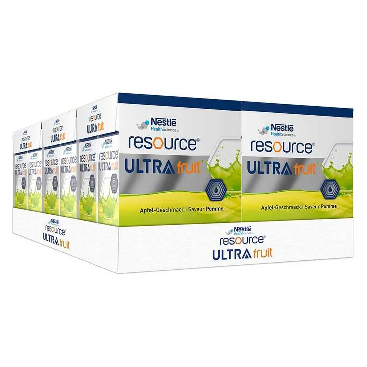 Resource Ultra Fruit Apfel flüssig, 6X4X200 ml