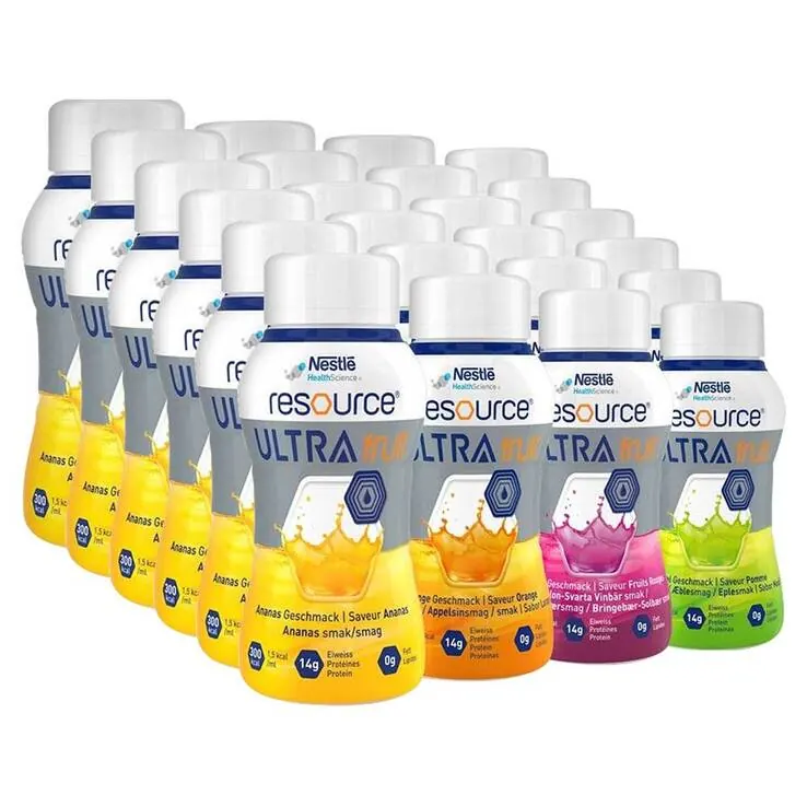 Resource Ultra Fruit Mischkarton flüssig, 6X4X200 ml