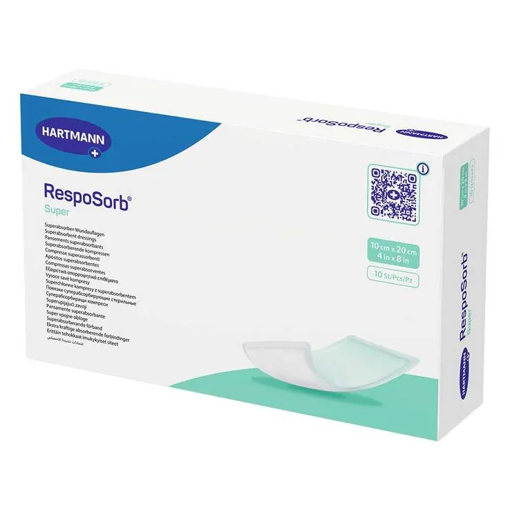 Resposorb Super Wundauflage 10x10 cm, 10 St
