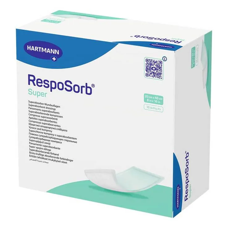 Resposorb Super Wundauflage 20x40 cm, 10 St