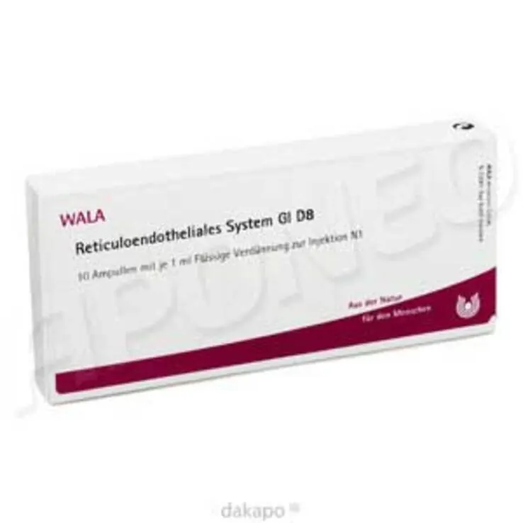 Reticuloendotheliales sys. GL D 8 Ampullen, 10X1 ml