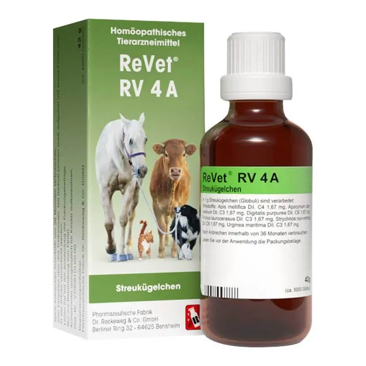 ReVet RV 4A Globuli für Tiere, 42 g