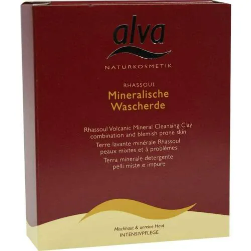 Rhassoul Mineral Wascherde alva Pulver, 200 g