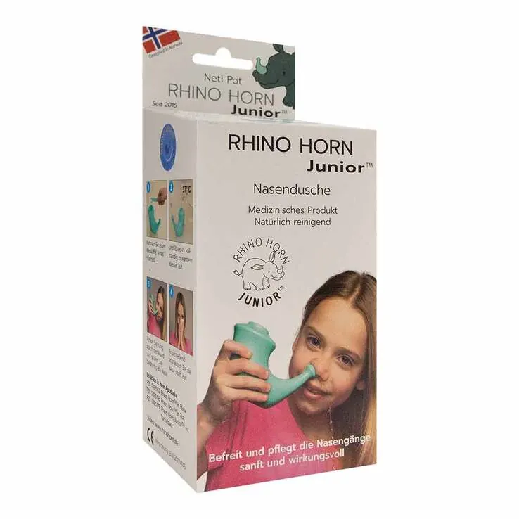 Rhino Horn Junior Nasendusche türkisblau, 1 St