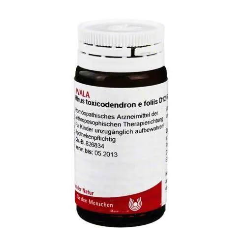 Rhus Toxicodendronicodendron E foliis D 12 Globuli, 20 g
