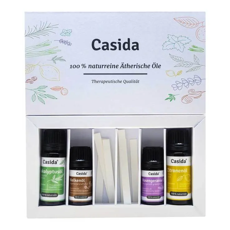 Riechtraining Set mit ätherischen Ölen, 30 ml