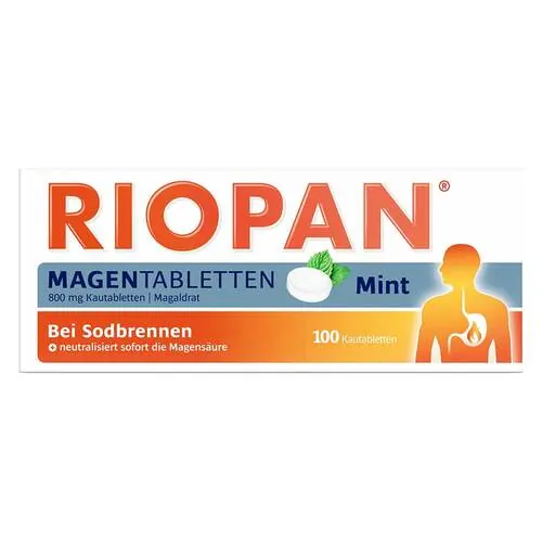 Riopan Magen Tabletten Mint 800 mg Kautabletten, 100 St