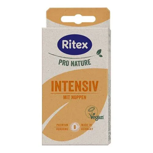 RITEX PRO NATURE INTENSIV vegan Kondome, 8 St