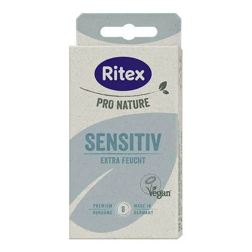 RITEX PRO NATURE SENSITIV vegan Kondome, 8 St