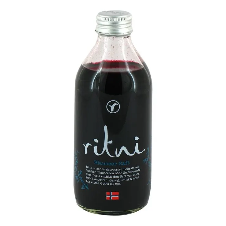 Ritni Blaubeer-Saft, 260 ml