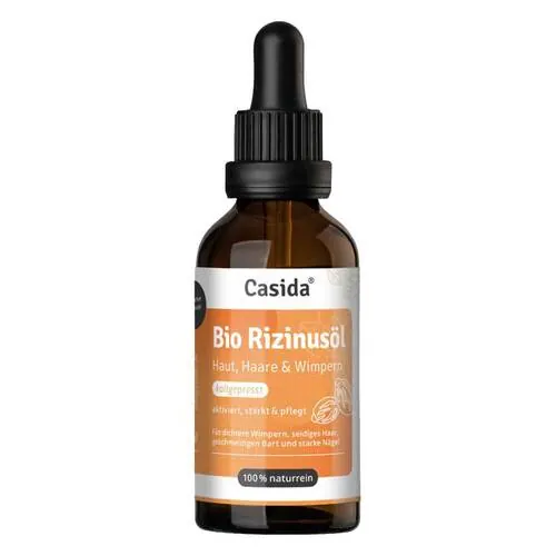 RIZINUSÖL kaltgepresst Bio Haut Haare Wimpern, 50 ml