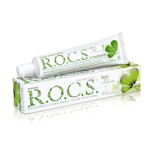 Rocs Erwachsene Doppelminze Zahnpasta, 74 g
