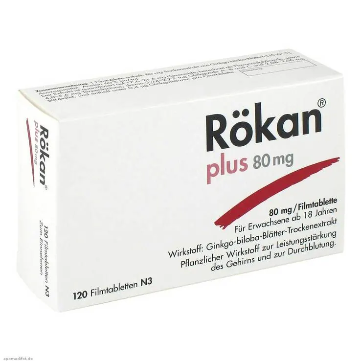Rökan® plus 80 mg Filmtabletten, 120 St