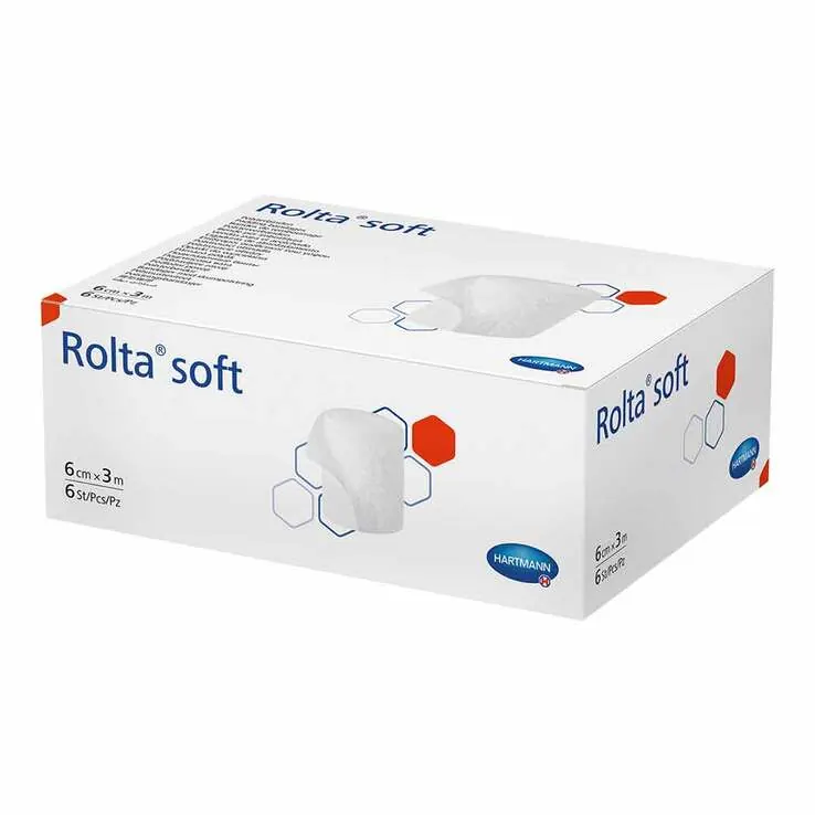 Rolta soft Synth.-Wattebinde 6 cm x 3 m, 6 St
