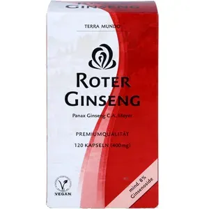 ROTERGINSENG400mg8%vonTerraMundoKapseln120 Stück à0,85 g
