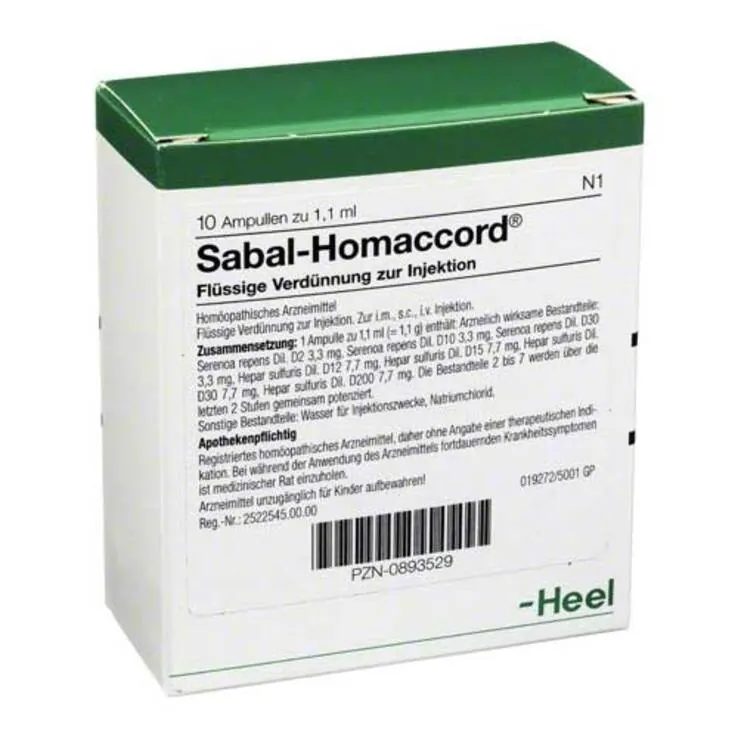 Sabal Homaccord Ampullen, 10 St