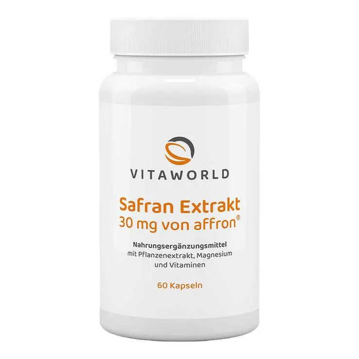 Safran Extrakt 30 mg Kapseln, 60 St