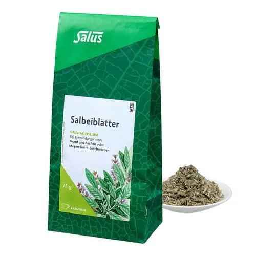 Salbeiblätter Arzneitee Salviae folium Bio Salus, 75 g