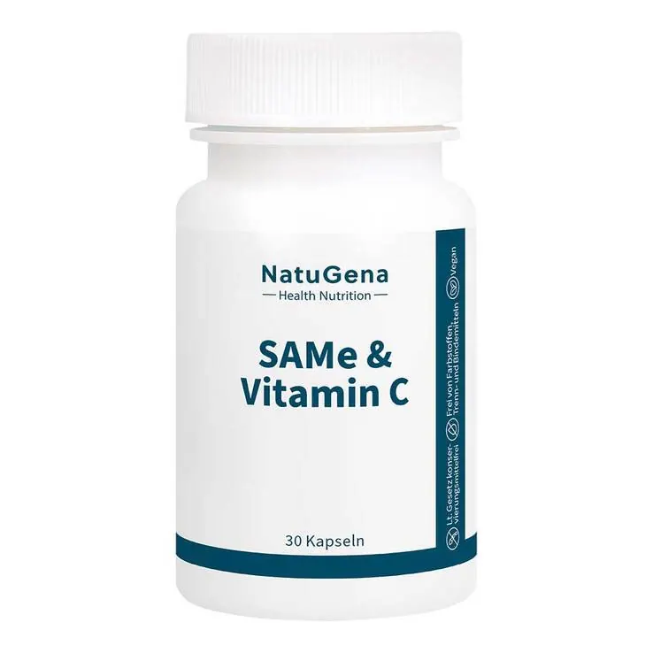 Same & Vitamin C hochdosiert + vegan Kapseln, 30 St