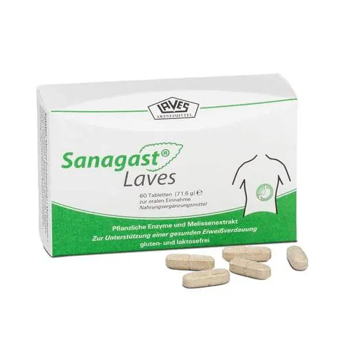 Sanagast Laves Tabletten, 60 St