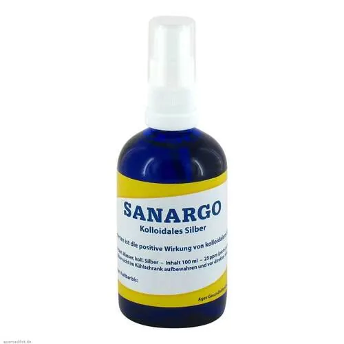 Sanargo kolloidales Silber Sprühflasche, 100 ml
