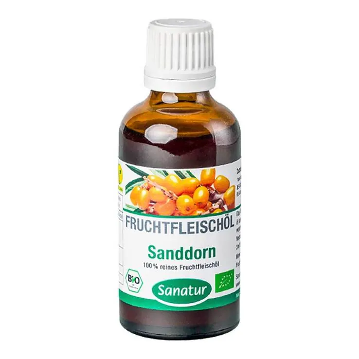 Sanddorn Fruchtfleischöl Bio, 50 ml