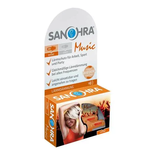 Sanohra music Lärmschutz für Erwachsene, 2 St