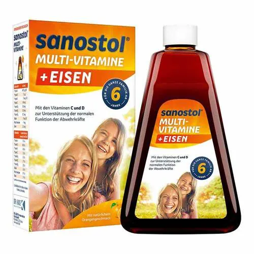 Sanostol plus Eisen Saft, 230 ml