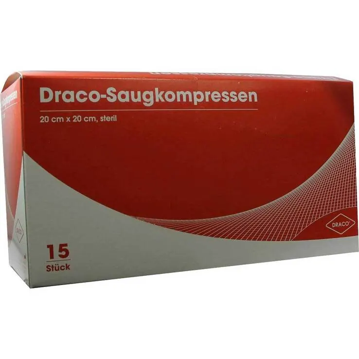 Saugkompressen steril 20x20cm Draco, 15 St