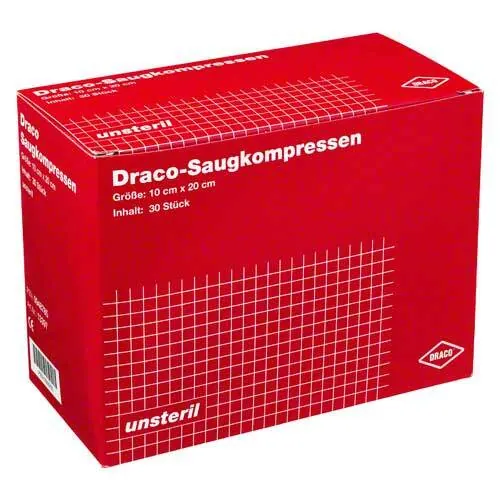 Saugkompressen unsteril 10x20 cm Draco, 30 St