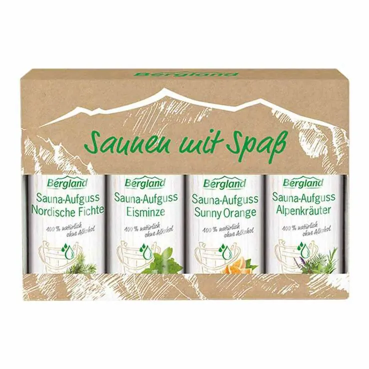 Saunen mit Spaß 4 versch. Sorten Konzentrat, 4X50 ml