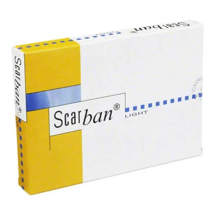Scarban Light Silikonverband 5x15cm, 2 St
