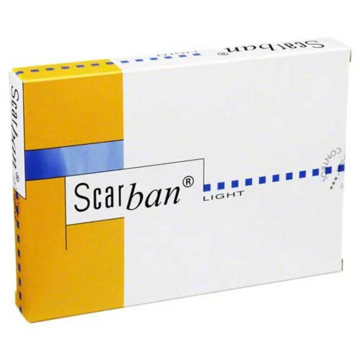 Scarban Light Silikonverband 5x7,5cm, 2 St