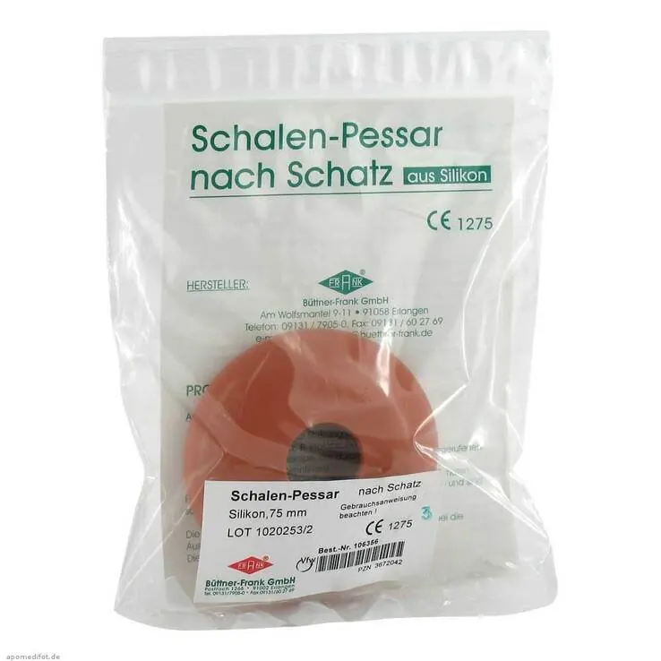 Schalenpessar Silikon 75 mm n.Schatz, 1 St