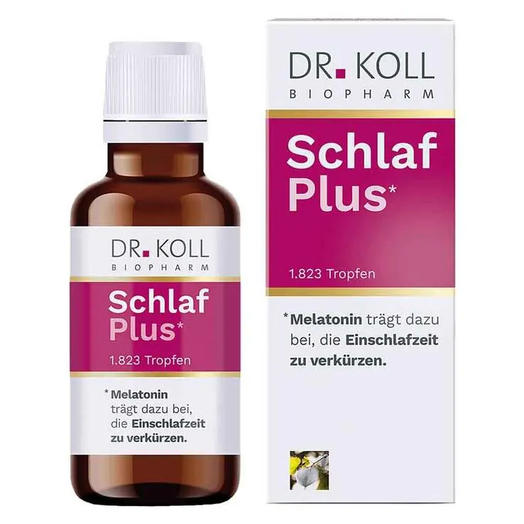 Schlaf Plus Dr. Koll Gemmo Silberlinde Melatonin, 50 ml