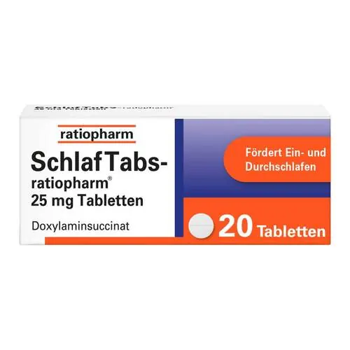 Schlaf Tabs-ratiopharm 25 mg Tabletten, 20 St