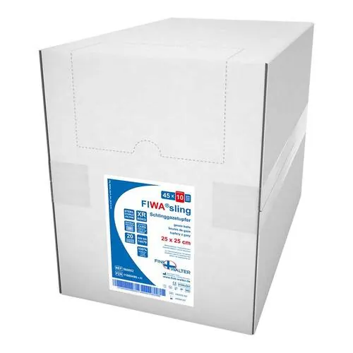 SCHLINGGAZETUPFER 25x25 cm Ei steril RK FIWAsling, 10 St