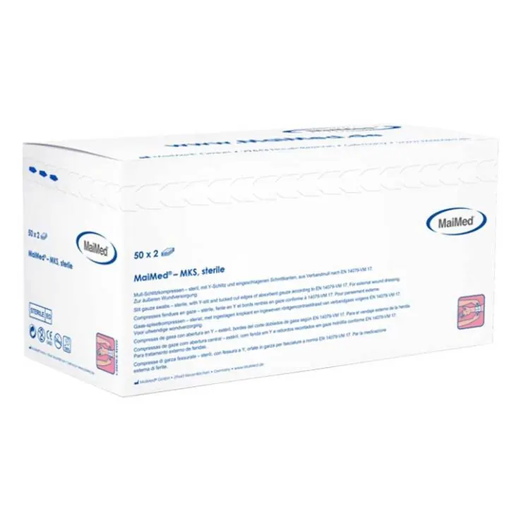 Schlitzkompressen 10x10cm 12, 50X2 St
