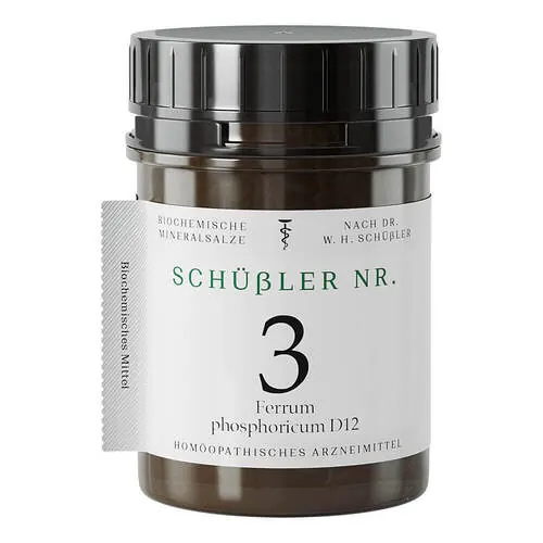 SCHÜSSLER NR.3 Ferrum phosphoricum D 12 Tabletten, 200 St